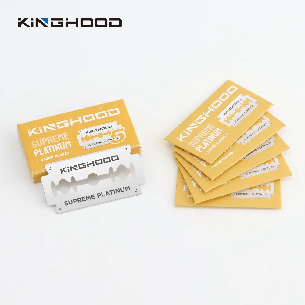 Individually wrapped double edge razor blade refill packs